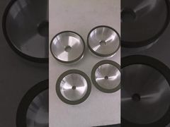 Resin-bonded diamond and CBN abrasive layers, available in various sizes and grit sizes.