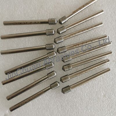 Jakość  Custom-Made 8*6*10*70mm  120° D126 Electroplated Grinding Bits For Cemented Carbide fabryka