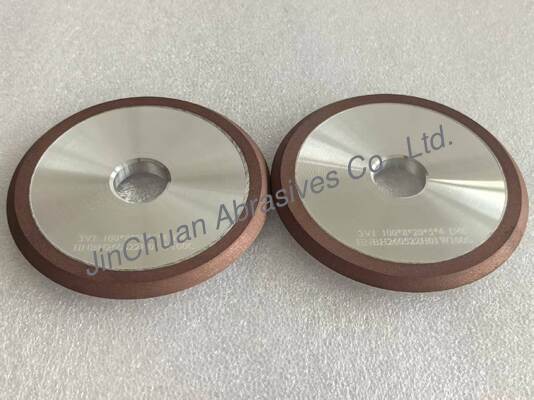 3V1 45 Degree Resin Bond Diamond Grinding Wheel for Precision Self-sharpening Carbide Surface Grinding
