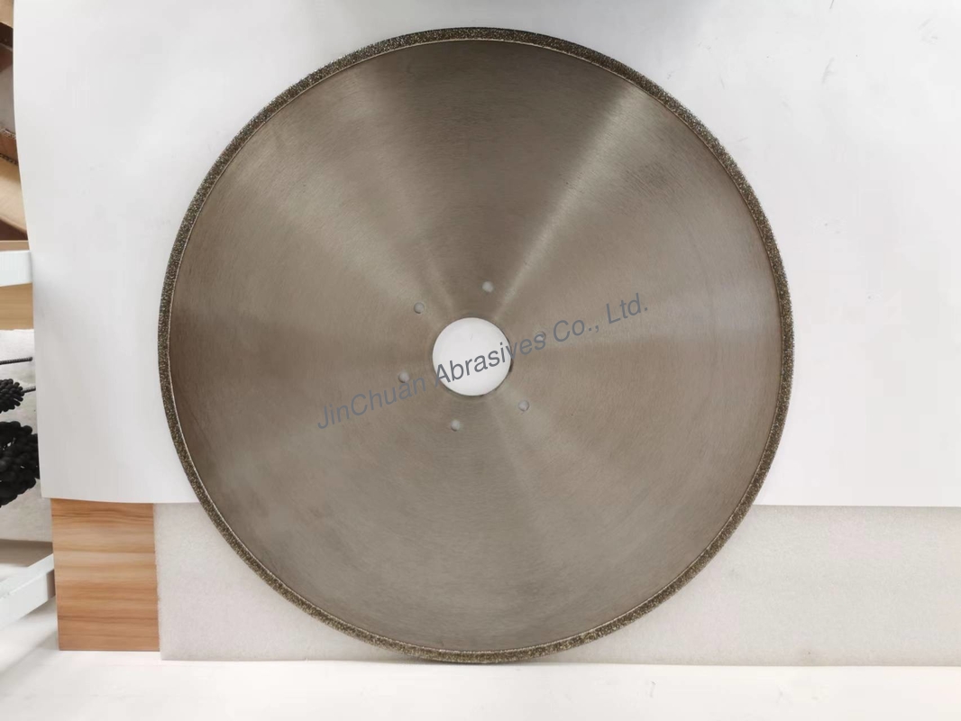 490*6.4*80*8*4.4mm CBN Diamond Wheel For Grinding Cast Iron Electroplated Cutting Disc