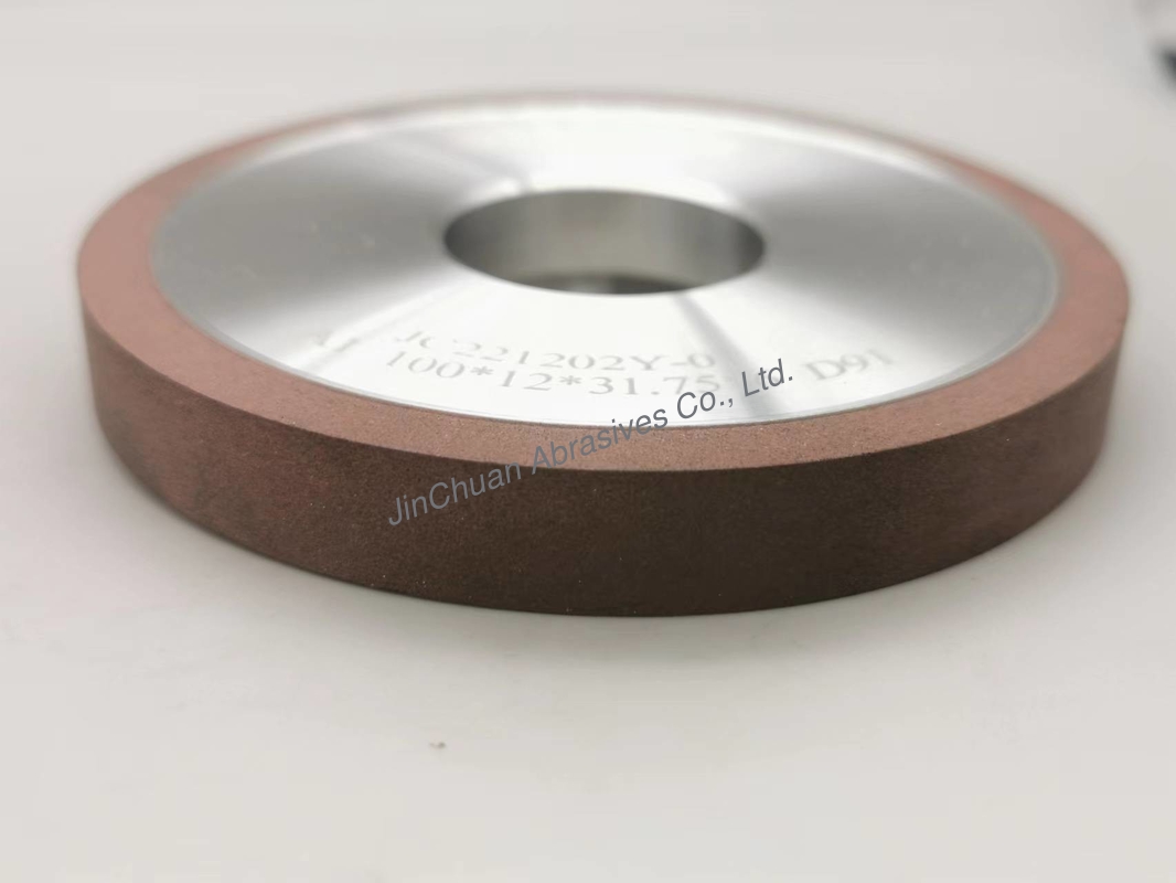 1A1 Aluminum Basebody Diamond Grinding Wheel Resin Bonded Wheel 100*12*31.75*6mm