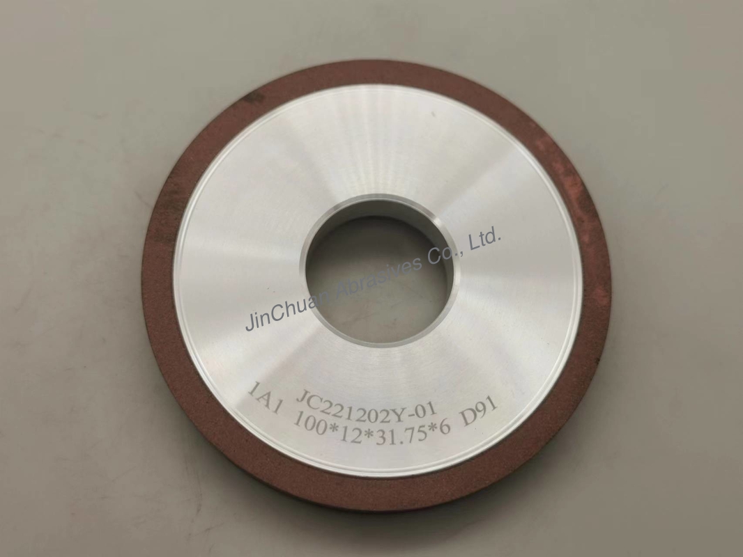 1A1 Aluminum Basebody Diamond Grinding Wheel Resin Bonded Wheel 100*12*31.75*6mm