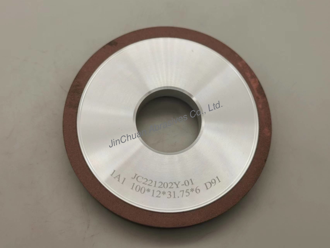 1A1 Diamond Grinding Resin Bonded Wheel Aluminum Basebody  75 * 6mm