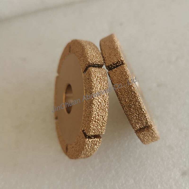 Brazing Diamond Grinding Wheel 76*10*20*10mm D35/40 Suitable For Welding Complex And Precision Structures.