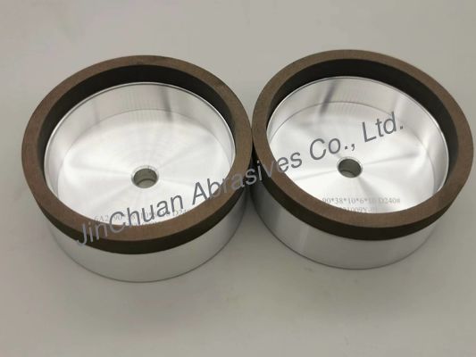 6A2 Ściernica diamentowa z żywicy Polerowanie krawędzi Klejony kształt kubka D181