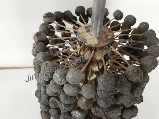 220*250*400mm Cylinder silnika szczotka do honowania polerowanie głowica kulowa otwór wewnętrzny SIC180 #