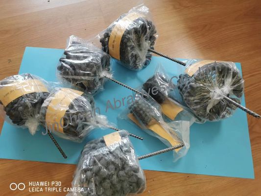 Wysokiej wydajności Karbyd krzemowy okrągły szczotka do szlifowania ścieracze ręcznik metalowy