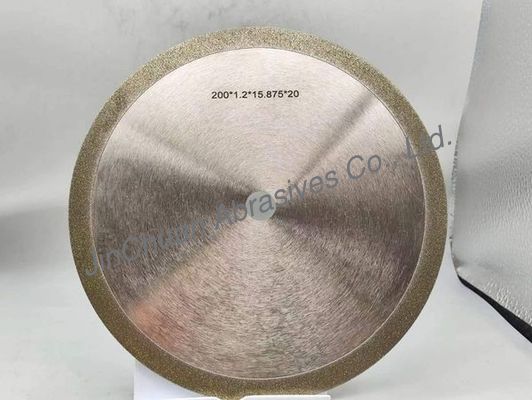 1A1 Elektroliterowane koła szlifowe diamentowe o średnicy 200 mm grubości 1,8 mm D80/100