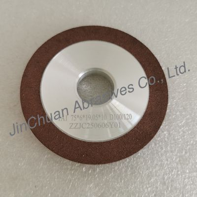 1A1 75*6*32*19.05*10mm  Ściernica diamentowa w spoiwie żywicznym D100/120