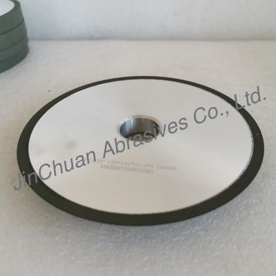 1V1/35° 150*14T*25.4*5mm D400 C100 Resin Bond Diamond Grinding Wheel For Grinding Carbon Brush