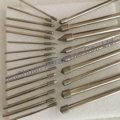 12*10*10*120mm 45°-120° D126 Elektroplacowane szlifierki do węglanu cementu