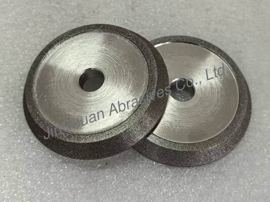 Elektrospiekane tarcze szlifiersko-fazujące z bursztynowym elektro-pokryciem z CBN