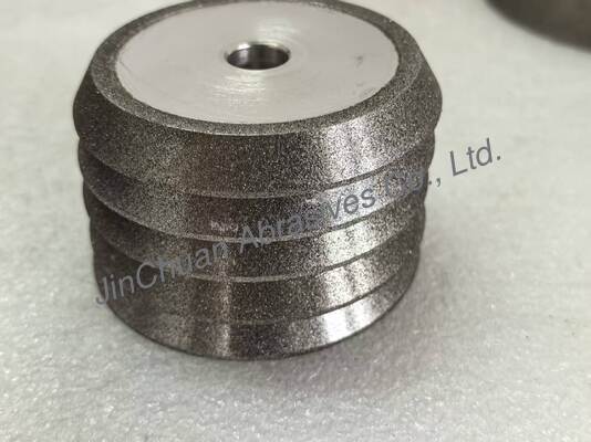 Elektrospiekane tarcze szlifiersko-fazujące z bursztynowym elektro-pokryciem z CBN