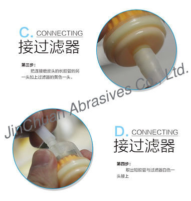 Masaż Diamentowy Miniaturowy ze Stali Nierdzewnej Mały Diamentowy Plik do Skóry Pięknej