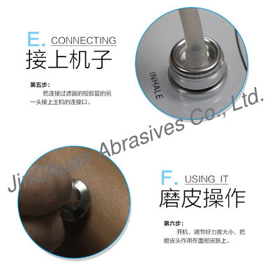 Masaż Diamentowy Miniaturowy ze Stali Nierdzewnej Mały Diamentowy Plik do Skóry Pięknej