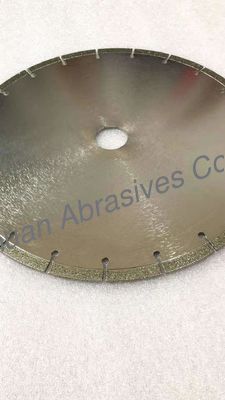 Cięcie metalu Galwaniczne diamentowe ostrze / diamentowe ostrze do płytek 300 mm
