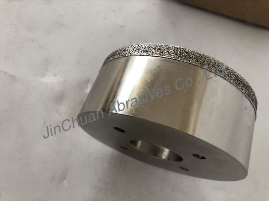 Typ miseczki Galwanizowane diamentowe koło Niestandardowe ziarno do twardego stopu / szkła