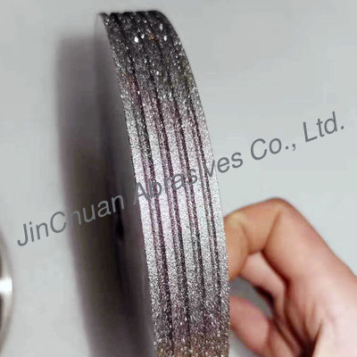 Ściernice CBN, piła taśmowa do ostrzenia, tarczowa, ciemnobrązowa galwaniczna ściernica