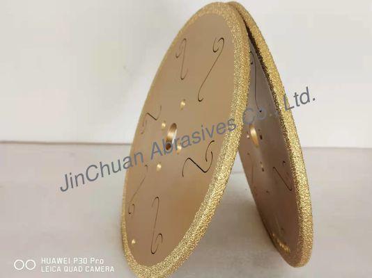 Złoty kolor 300 mm spiekane koła diamentowe z otworem redukującym hałas