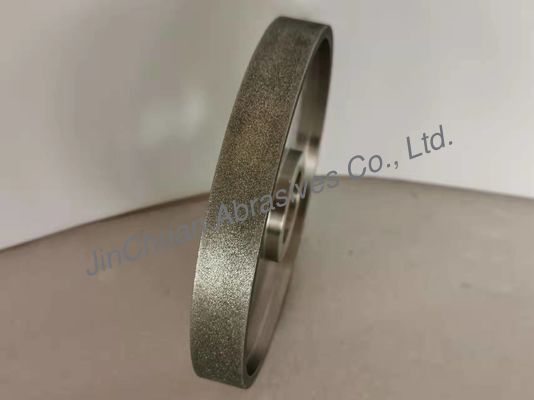 Galwanizowane diamentowe koło CBN do toczenia drewna B80/100 ziarnistość 152 * 12,7 * 34,93 * 5 mm